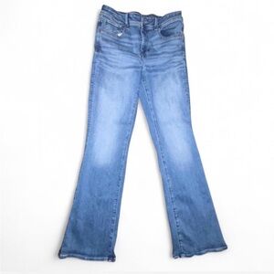 American Eagle Outfitters Medium Light Blue Kick Boot Jeans 12L